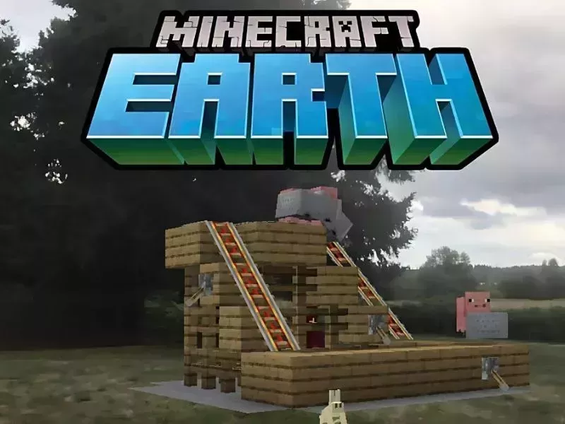 Minecraft earth - Tựa game AR kết hợp sandbox