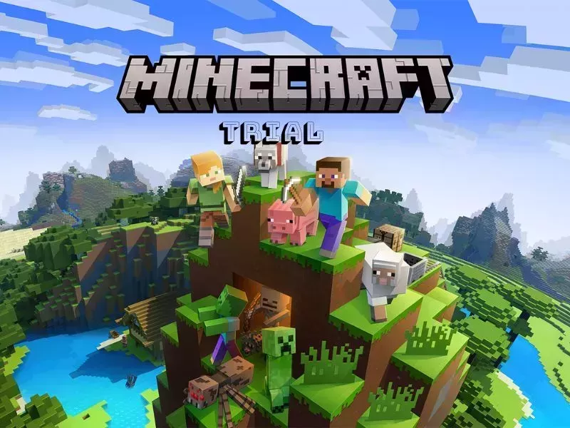 Minecraft trial - Xây căn cứ an toàn và tiện dụng