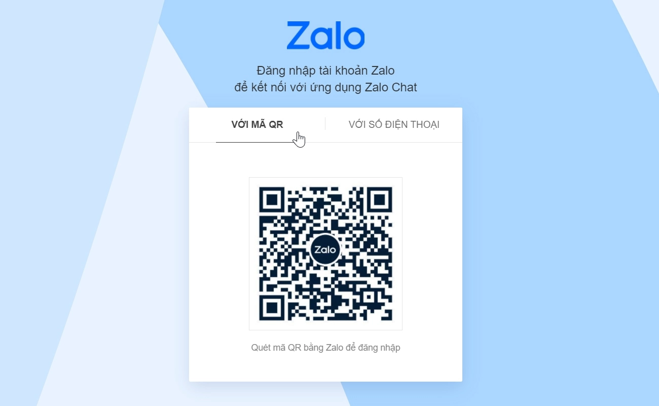 Đăng nhập qua mã QR (Khuyên dùng)