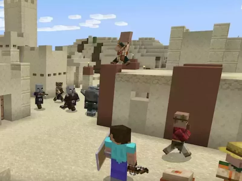 Cách ăn trong Minecraft - Thu thập đồ ăn dễ kiếm quanh điểm xuất phát