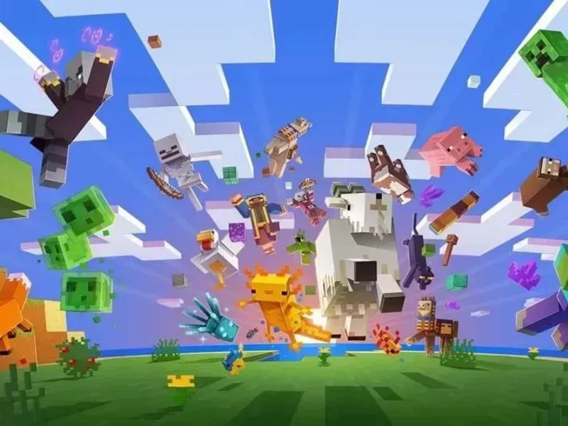 Nhà gỗ Minecraft - Bước 2: Dựng khung, tường và cửa sổ Nhà gỗ Minecraft - Bước 2: Dựng khung, tường và cửa sổ